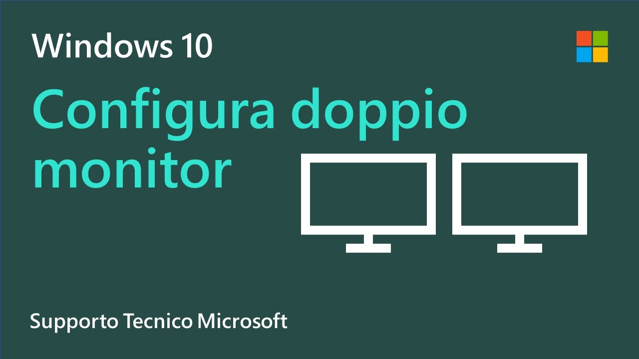 Come configurare doppio monitor su Windows 10