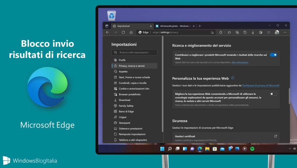 Come bloccare Microsoft Edge
