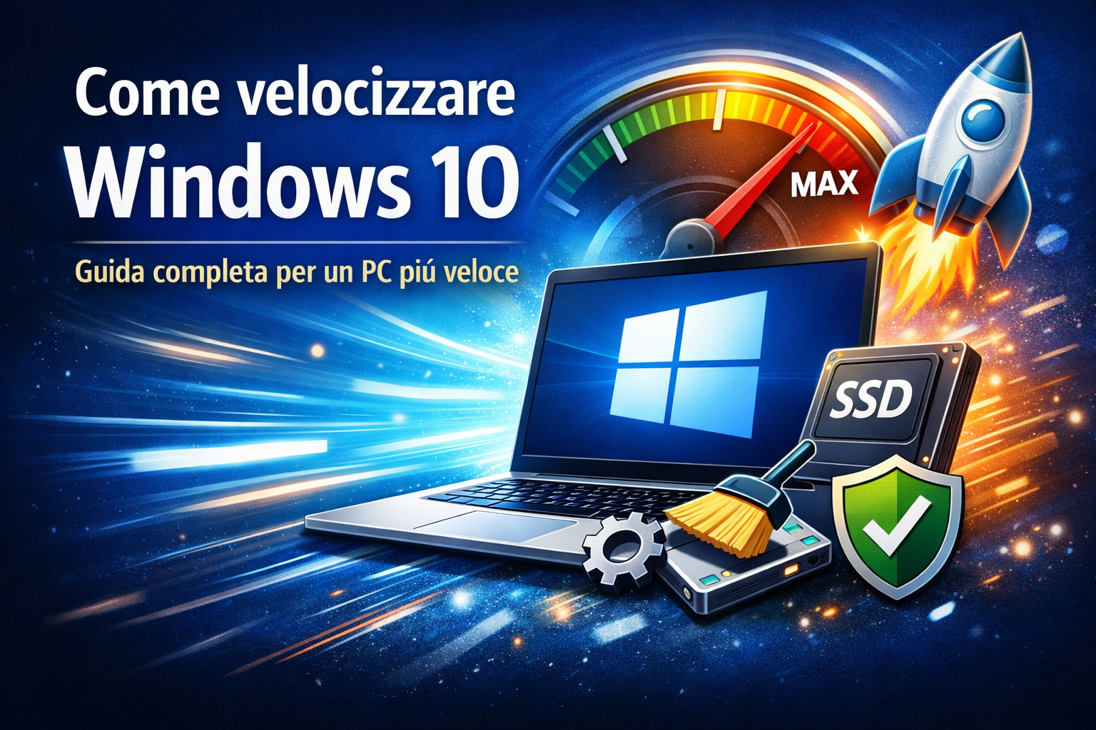 Come velocizzare Windows 10: guida completa per PC più rapido